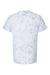 Dyenomite 650DR Mens Dream Tie Dyed Short Sleeve Crewneck T-Shirt Mist Flat Back