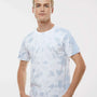 Dyenomite Mens Dream Tie Dyed Short Sleeve Crewneck T-Shirt - Mist - NEW