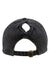 Infinity Her Hats CASSIE Womens Pigment Dyed Moisture Wicking Adjustable Hat Black/Leopard Flat Back