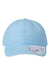 Infinity Her Hats CASSIE Womens Pigment Dyed Moisture Wicking Adjustable Hat Cashmere Blue/Floral Flat Front