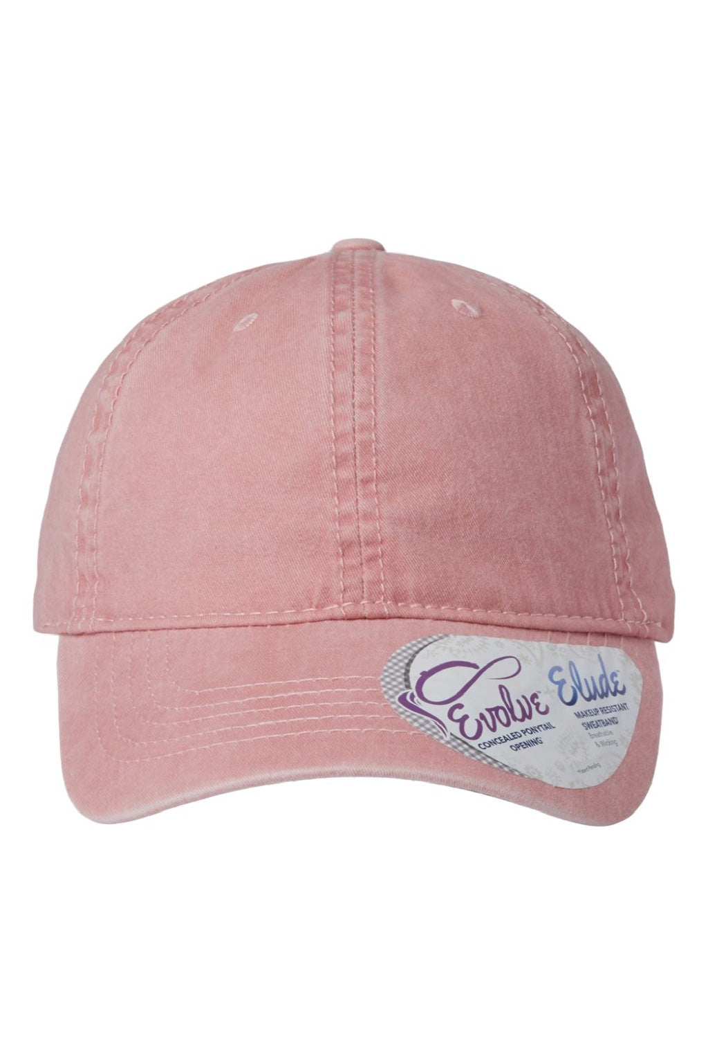 Infinity Her Hats CASSIE Womens Pigment Dyed Moisture Wicking Adjustable Hat Dusty Pink/Floral Flat Front