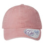 Infinity Her Hats Womens Pigment Dyed Moisture Wicking Adjustable Hat - Dusty Pink/Floral