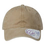 Infinity Her Womens Pigment Dyed Moisture Wicking Adjustable Hat - Khaki/Camo - NEW
