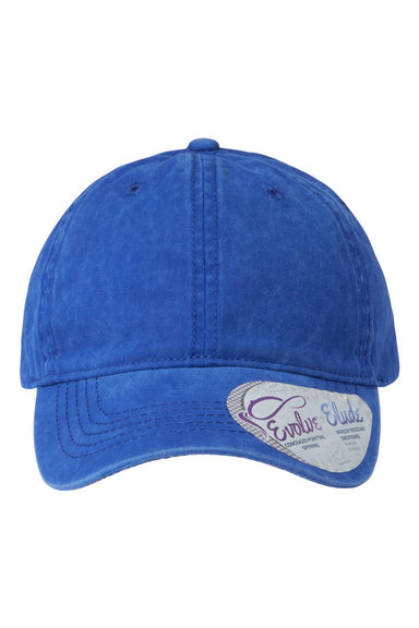 Infinity Her CASSIE Womens Pigment Dyed Hat Royal Blue/Floral Flat Front