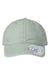 Infinity Her Hats CASSIE Womens Pigment Dyed Moisture Wicking Adjustable Hat Sage Green/Polka Dots Flat Front