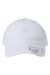 Infinity Her Hats CASSIE Womens Pigment Dyed Moisture Wicking Adjustable Hat White/Floral Flat Front