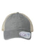 Infinity Her Hats TESS Womens Washed Mesh Back Moisture Wicking Snapback Hat Light Grey/Polka Dots Flat Front