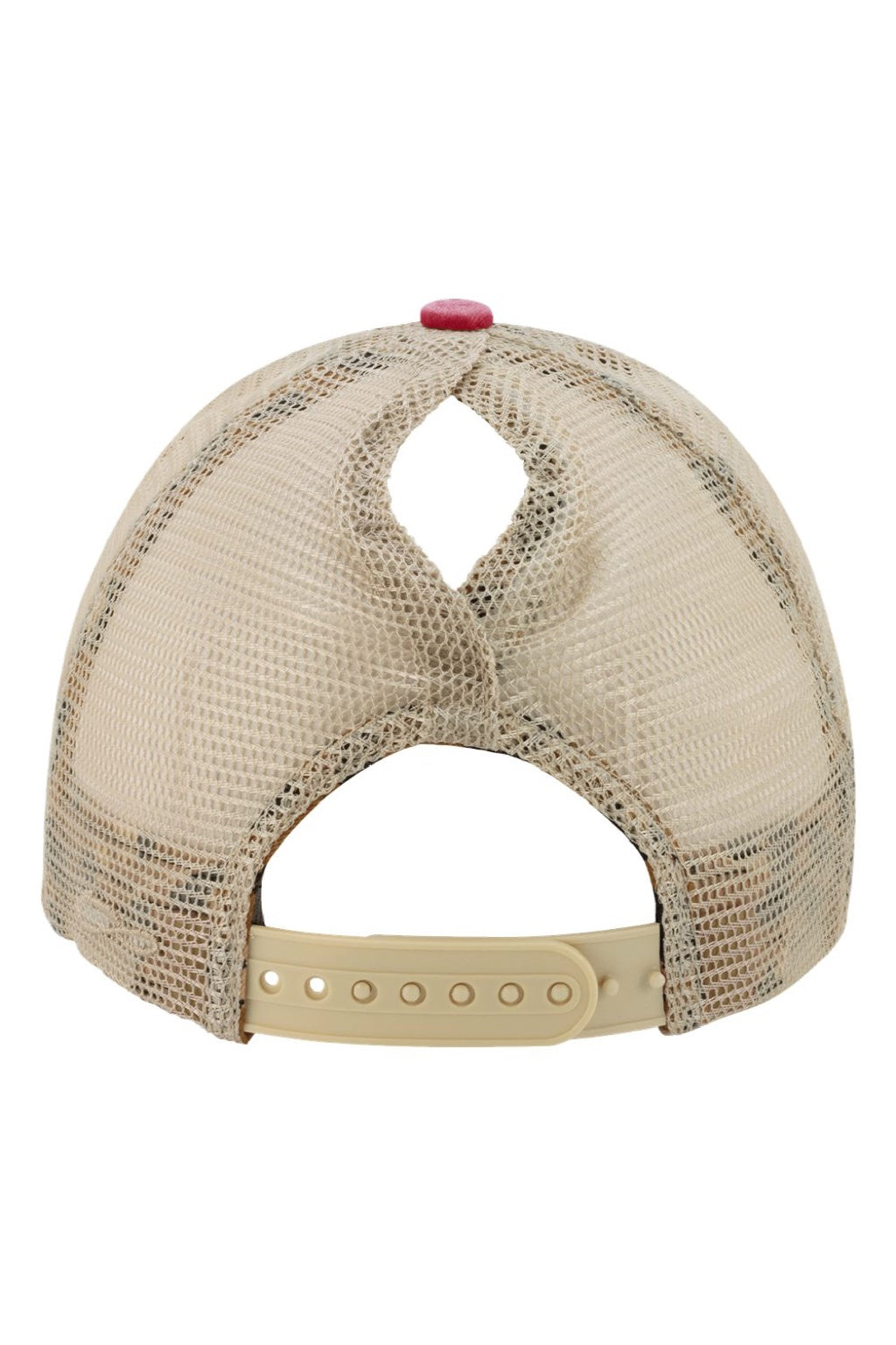 Infinity Her Hats TESS Womens Washed Mesh Back Moisture Wicking Snapback Hat Red/Leopard Flat Back