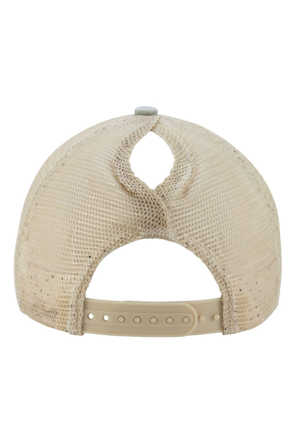 Infinity Her Hats TESS Womens Washed Mesh Back Moisture Wicking Snapback Hat Sage Green/Polka Dots Flat Back