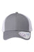 Infinity Her Hats CHARLIE Womens Modern Moisture Wicking Snapback Trucker Hat Grey/White Flat Front