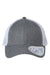 Infinity Her Hats CHARLIE Womens Modern Moisture Wicking Snapback Trucker Hat Heather Grey/White Flat Front