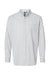 Burnside 3291 Mens Burn Long Sleeve Button Down Shirt Grey/White Gingham Flat Front