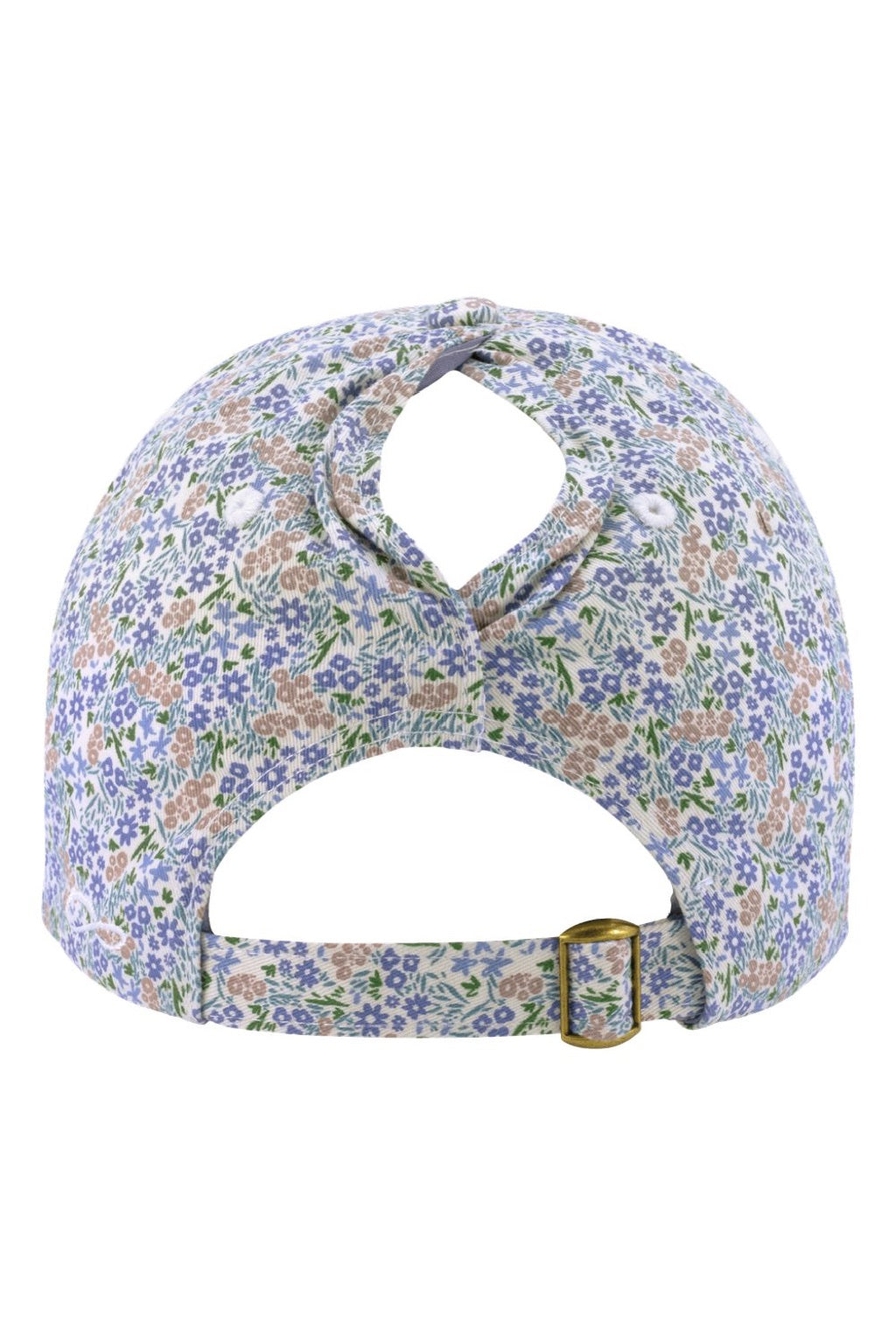 Infinity Her Hats HATTIE Womens Garment Washed Fashion Print Moisture Wicking Adjustable Hat Light Pink/Floral Flat Back