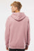 Independent Trading Company IND4000 Mens Hooded Sweatshirt Hoodie w/ Pouch Pocket Dusty Pink Model Back