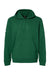 Adidas A432 Mens Fleece Hooded Sweatshirt Hoodie w/ Pouch Pocket Collegiate Green Flat Front