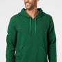 Adidas Mens Fleece Hooded Sweatshirt Hoodie - Collegiate Green - NEW