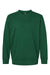 Adidas A434 Mens Fleece Crewneck Sweatshirt Collegiate Green Flat Front