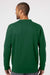 Adidas A434 Mens Fleece Crewneck Sweatshirt Collegiate Green Model Back
