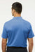 Adidas A430 Mens Basic Short Sleeve Polo Shirt Blue Fusion Model Back