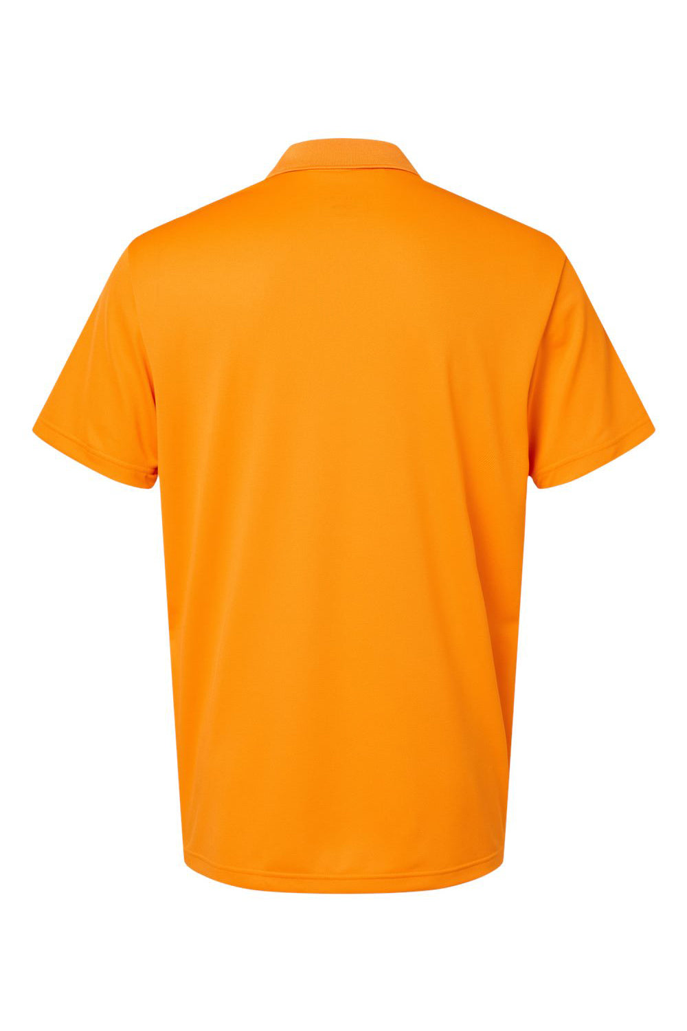 Adidas A430 Mens UV Protection Short Sleeve Polo Shirt Bright Orange Flat Back