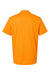 Adidas A430 Mens UV Protection Short Sleeve Polo Shirt Bright Orange Flat Back