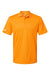 Adidas A430 Mens UV Protection Short Sleeve Polo Shirt Bright Orange Flat Front