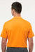 Adidas A430 Mens UV Protection Short Sleeve Polo Shirt Bright Orange Model Back
