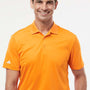 Adidas Mens UV Protection Short Sleeve Polo Shirt - Bright Orange - NEW