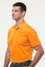 Adidas A430 Mens UV Protection Short Sleeve Polo Shirt Bright Orange Model Side