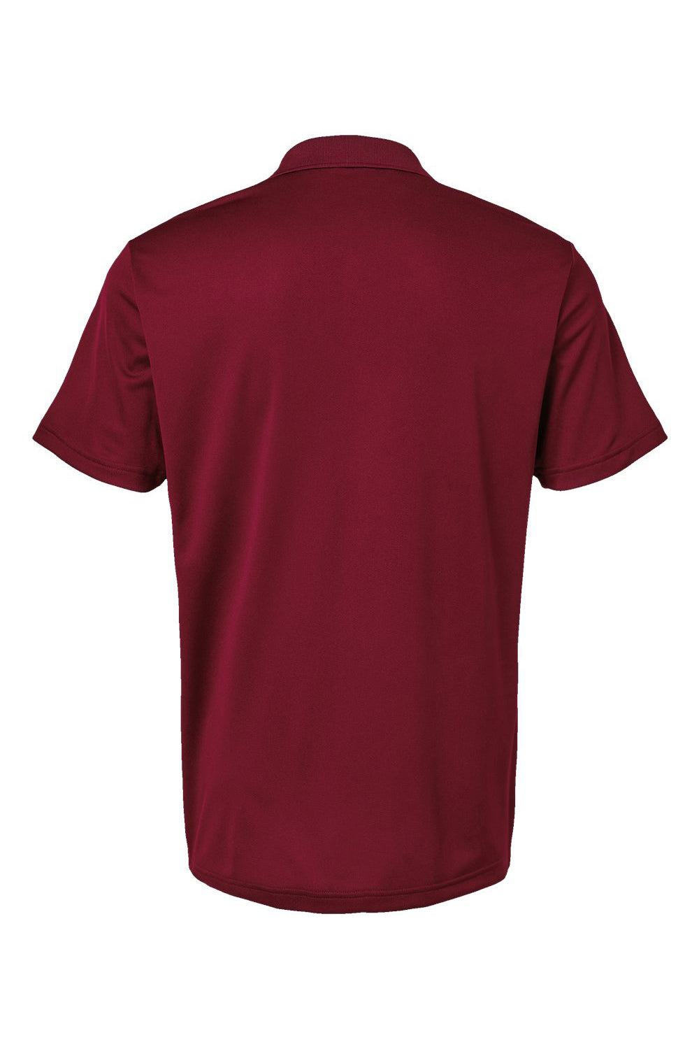 Adidas A430 Mens UV Protection Short Sleeve Polo Shirt Collegiate Burgundy Flat Back