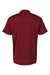 Adidas A430 Mens UV Protection Short Sleeve Polo Shirt Collegiate Burgundy Flat Back