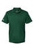 Adidas A430 Mens Basic Short Sleeve Polo Shirt Collegiate Green Flat Front