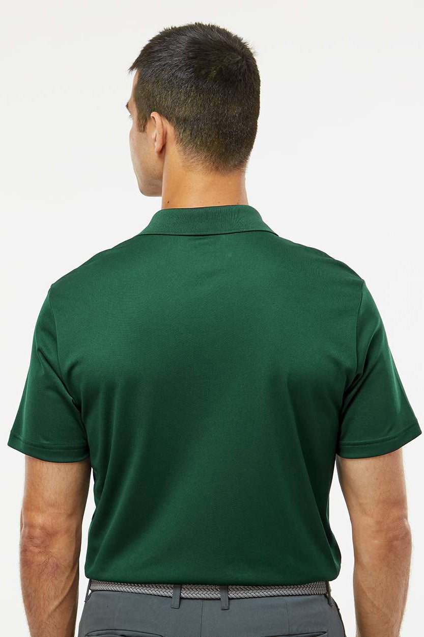 Adidas A430 Mens UV Protection Short Sleeve Polo Shirt Collegiate Green Model Back