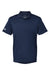 Adidas A430 Mens Basic Short Sleeve Polo Shirt Collegiate Navy Blue Flat Front