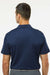 Adidas A430 Mens Basic Short Sleeve Polo Shirt Collegiate Navy Blue Model Back
