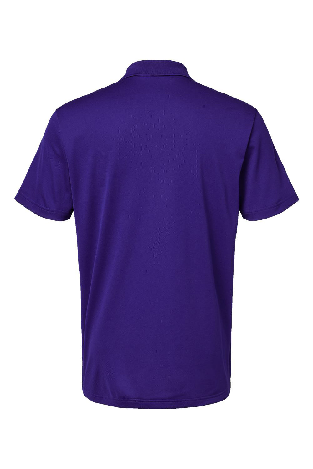 Adidas A430 Mens UV Protection Short Sleeve Polo Shirt Collegiate Purple Flat Back