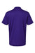 Adidas A430 Mens UV Protection Short Sleeve Polo Shirt Collegiate Purple Flat Back