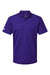 Adidas A430 Mens Basic Short Sleeve Polo Shirt Collegiate Purple Flat Front
