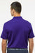 Adidas A430 Mens UV Protection Short Sleeve Polo Shirt Collegiate Purple Model Back