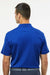 Adidas A430 Mens UV Protection Short Sleeve Polo Shirt Collegiate Royal Blue Model Back