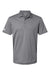 Adidas A430 Mens UV Protection Short Sleeve Polo Shirt Grey Flat Front