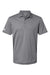 Adidas A430 Mens Basic Short Sleeve Polo Shirt Grey Flat Front