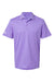 Adidas A430 Mens Basic Short Sleeve Polo Shirt Light Flash Purple Flat Front