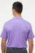 Adidas A430 Mens UV Protection Short Sleeve Polo Shirt Light Flash Purple Model Back