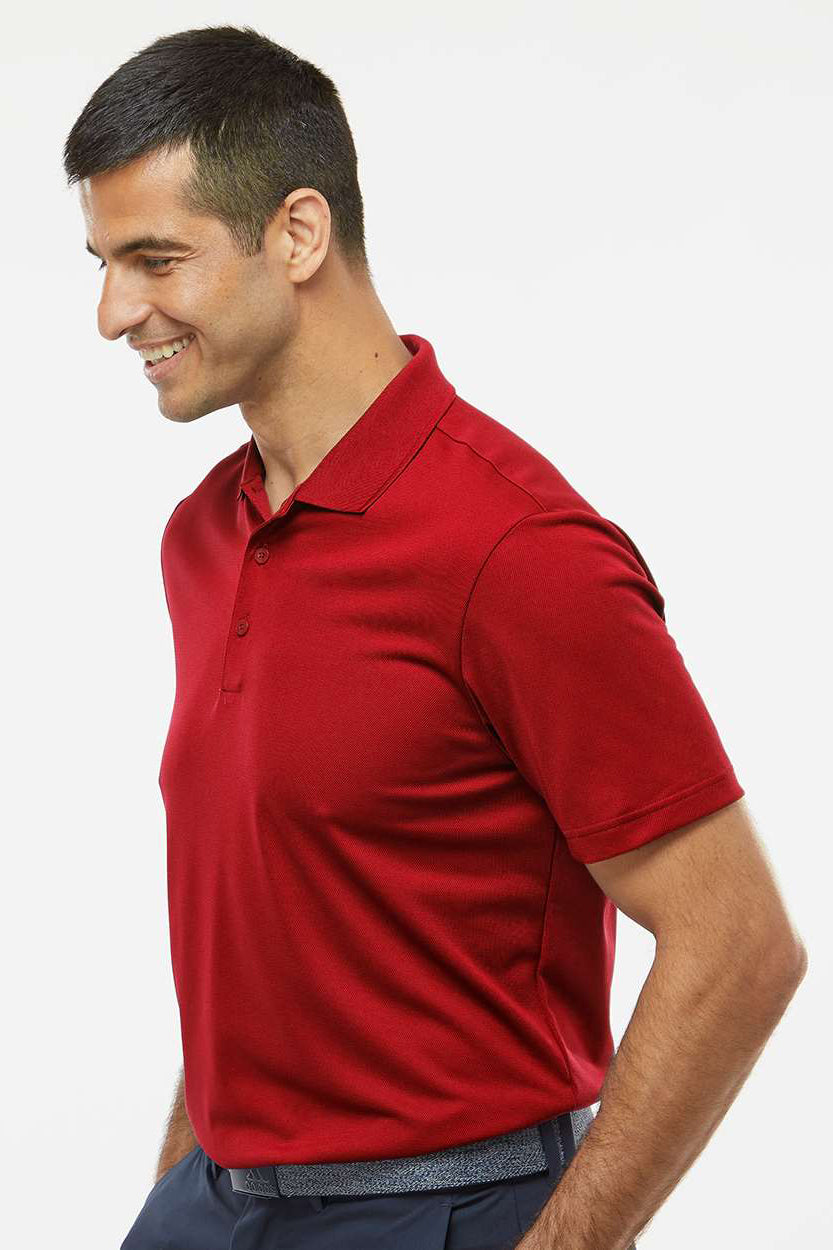 Adidas A430 Mens Basic Short Sleeve Polo Shirt Power Red Model Side