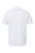Adidas A430 Mens UV Protection Short Sleeve Polo Shirt White Flat Back