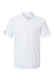 Adidas A430 Mens UV Protection Short Sleeve Polo Shirt White Flat Front