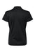 Adidas A431 Womens UV Protection Short Sleeve Polo Shirt Black Flat Back