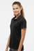 Adidas A431 Womens Basic Short Sleeve Polo Shirt Black Model Side