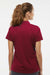 Adidas A431 Womens UV Protection Short Sleeve Polo Shirt Collegiate Burgundy Model Back